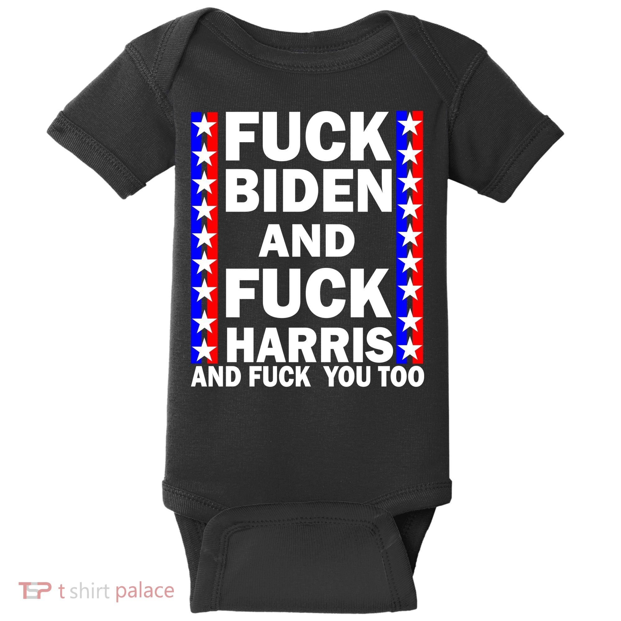 F*ck Kamala Harris and F Joe Biden Baby Bodysuit