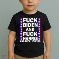 F*ck Kamala Harris and F Joe Biden Toddler T-Shirt thumb 2