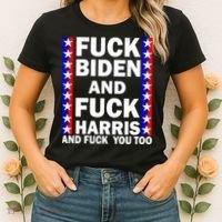F*ck Kamala Harris and F Joe Biden Women's T-Shirt thumb 2