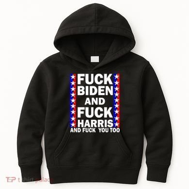 F*ck Kamala Harris and F Joe Biden Kids Hoodie