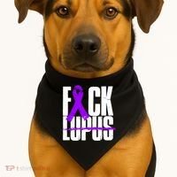 F*ck Lupus USA-Made Doggie Bandana thumb 1