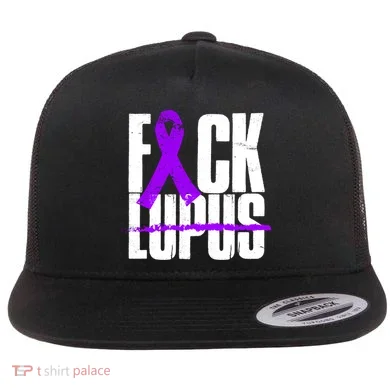 F*ck Lupus Flat Bill Trucker Hat