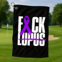 F*ck Lupus Golf Towel thumb 1