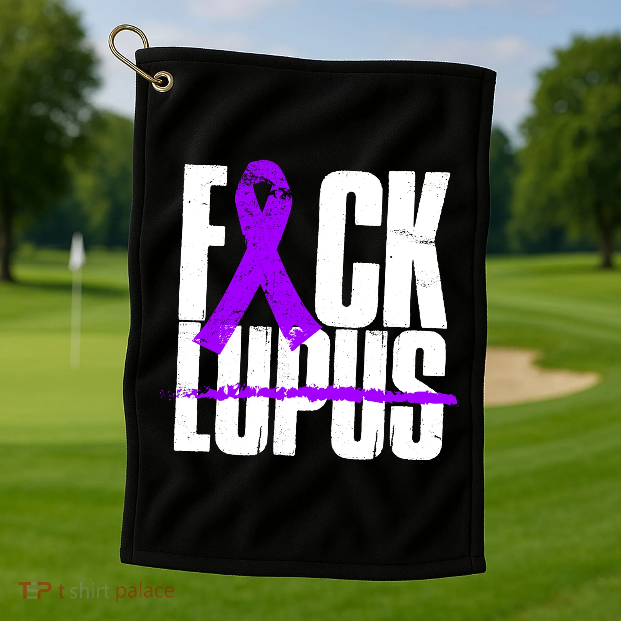F*ck Lupus Golf Towel