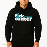 F*ck Ovarian Cancer Hoodie thumb 2