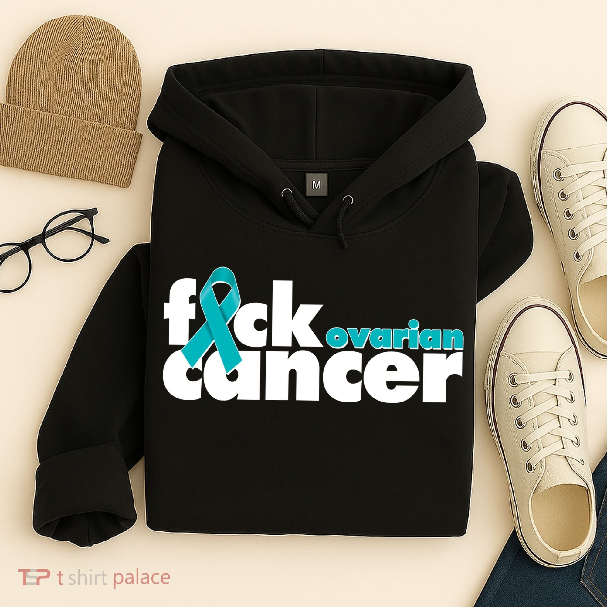 F*ck Ovarian Cancer Hoodie