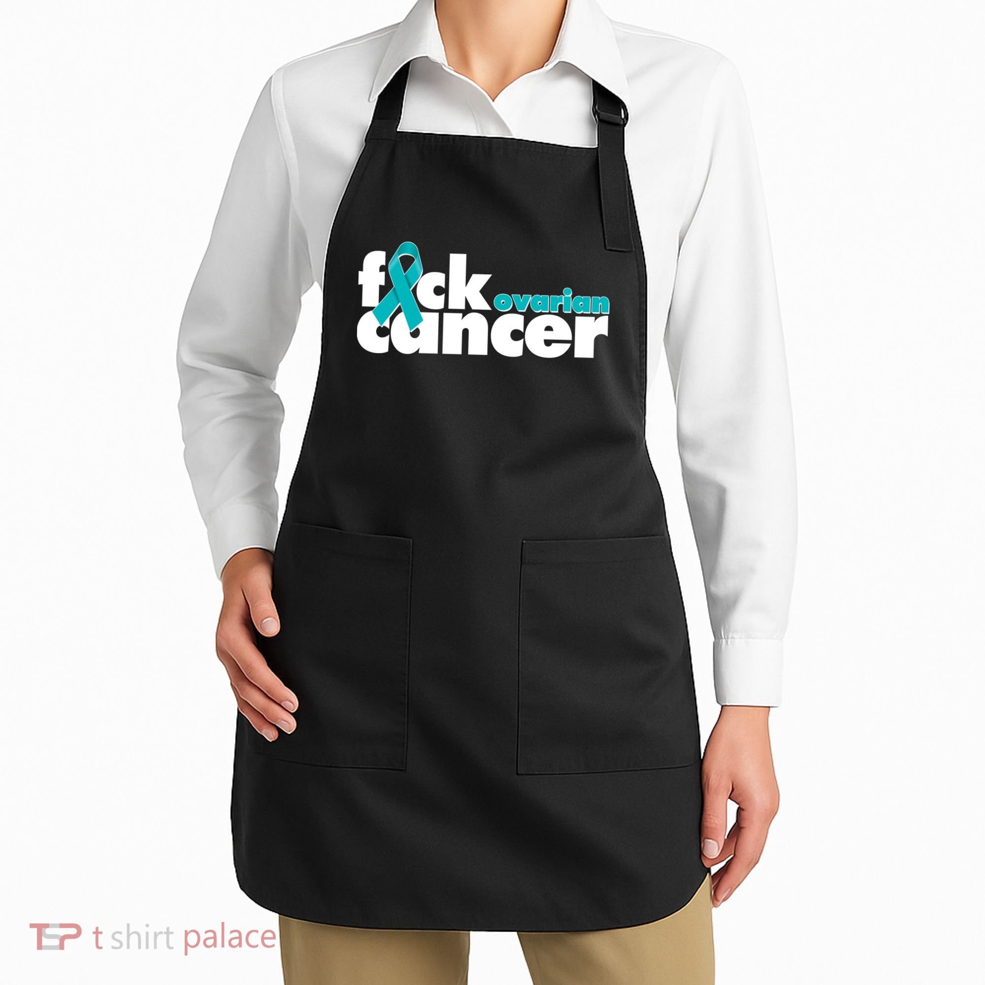 F*ck Ovarian Cancer Apron