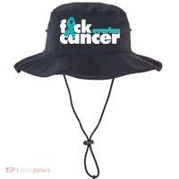 F*ck Ovarian Cancer Bucket Hat thumb 0