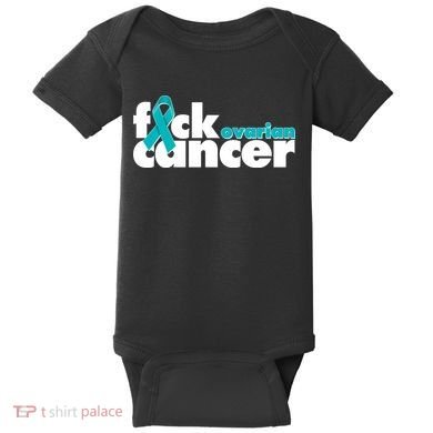 F*ck Ovarian Cancer Baby Bodysuit