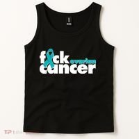 F*ck Ovarian Cancer Tank Top thumb 2