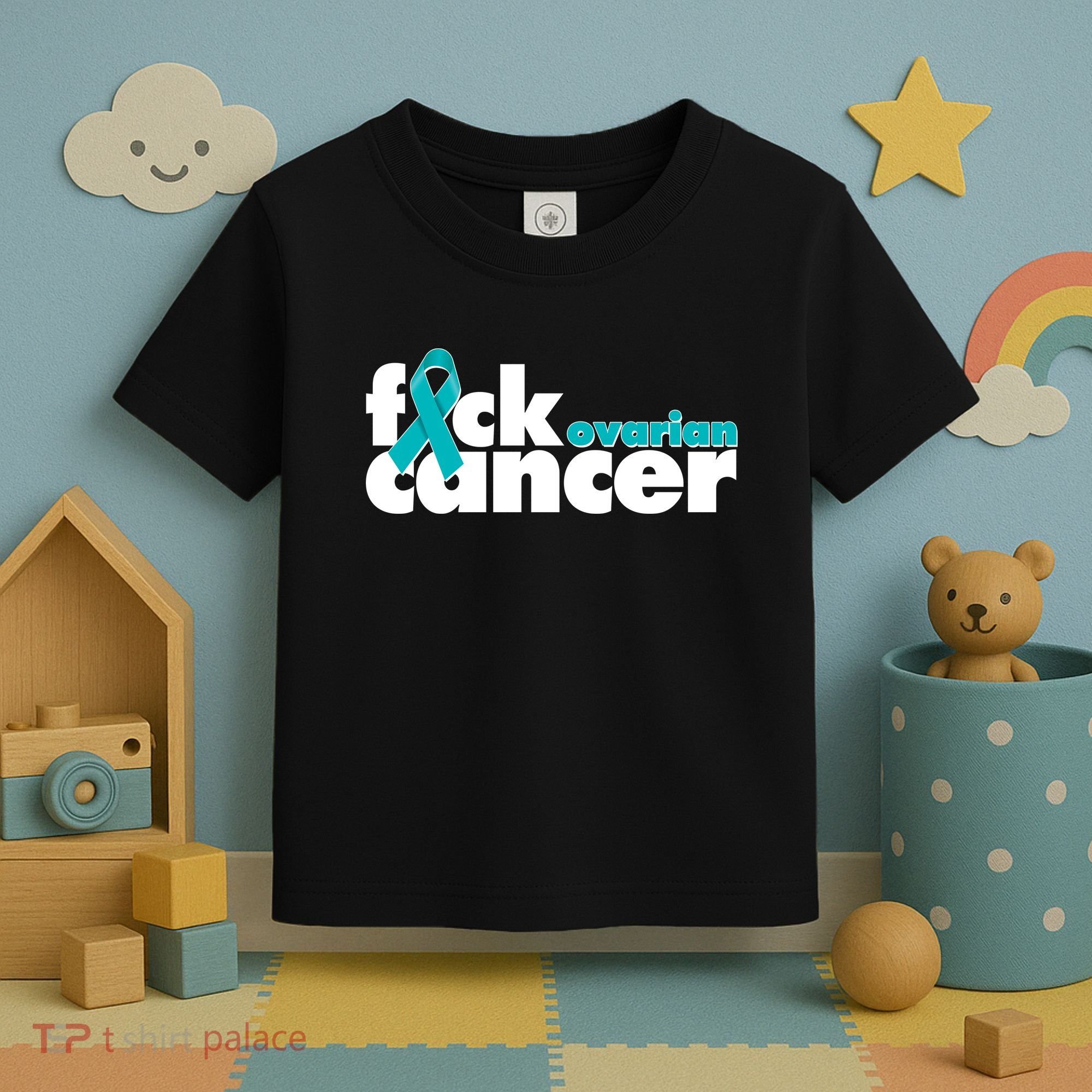 F*ck Ovarian Cancer Toddler T-Shirt