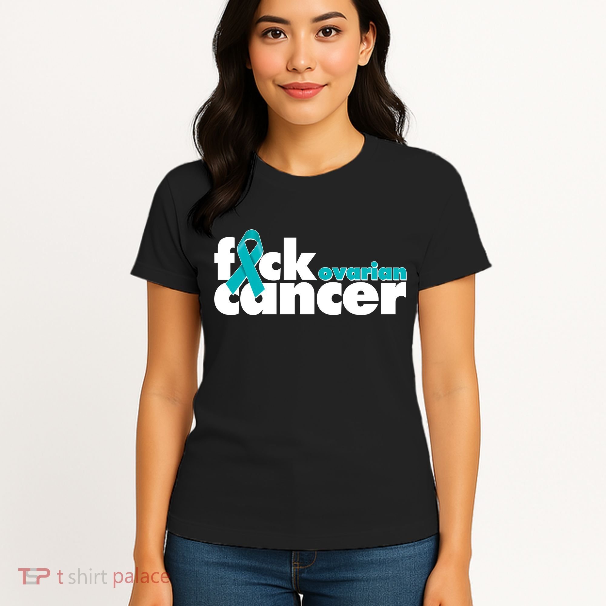 F*ck Ovarian Cancer Women's T-Shirt