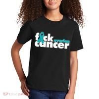 F*ck Ovarian Cancer Kids T-Shirt thumb 2