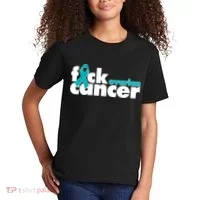 F*ck Ovarian Cancer Kids T-Shirt thumb 2