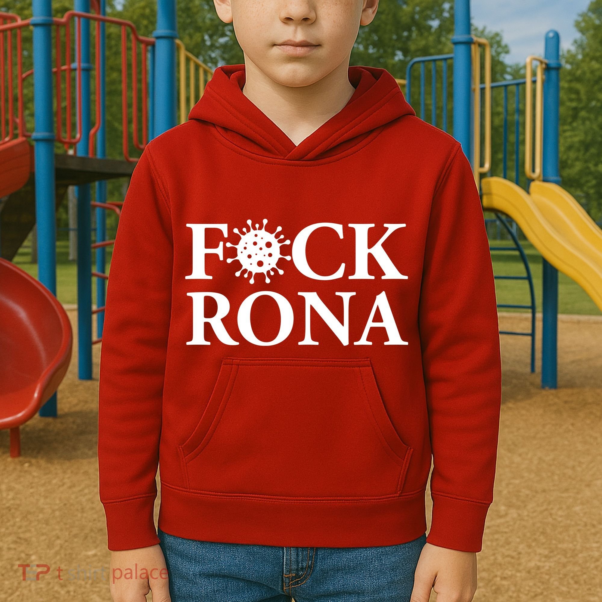 F*ck Rona Kids Hoodie
