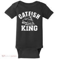 Fishing Catfish King Baby Bodysuit thumb 0