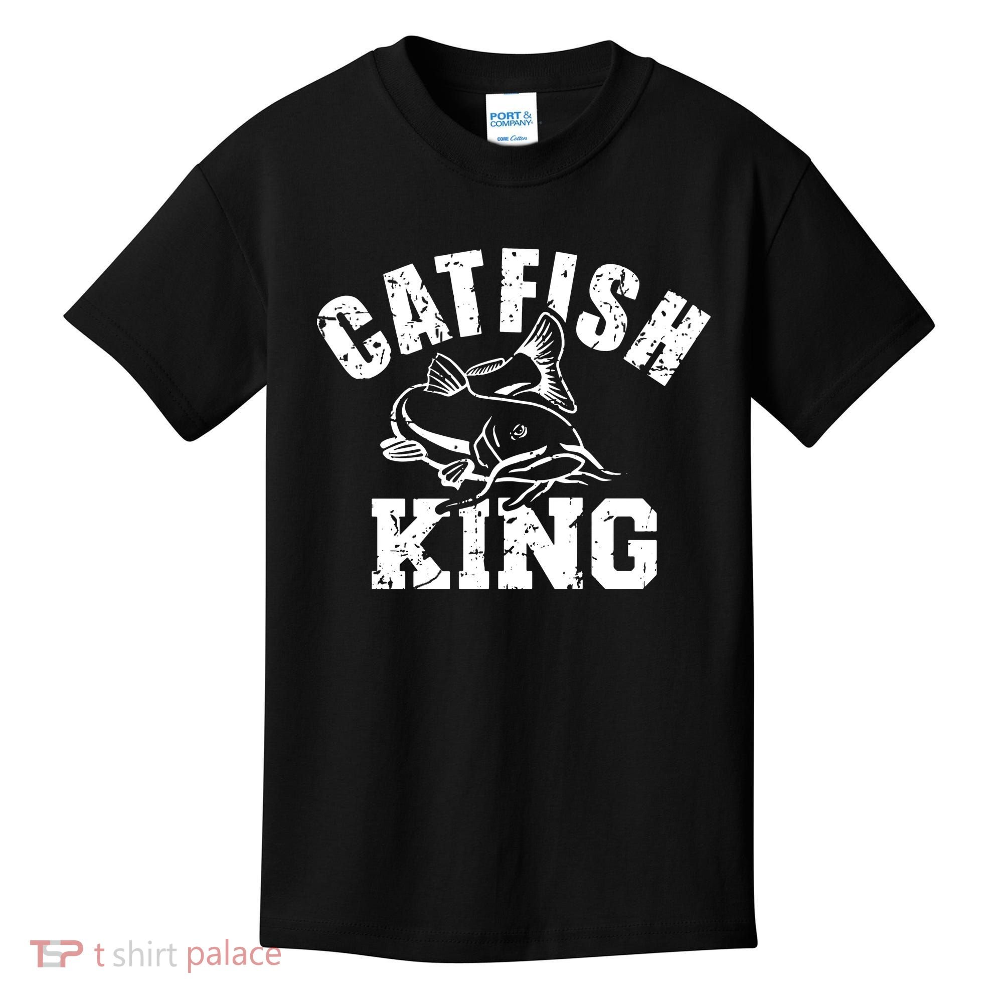 Fishing Catfish King Kids T-Shirt