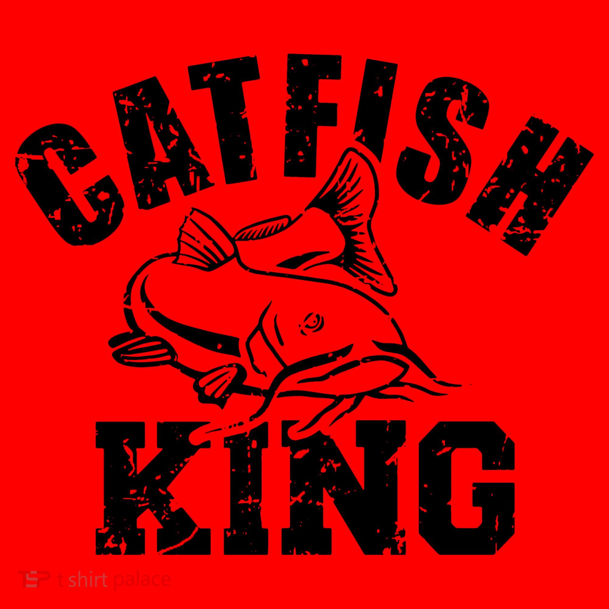 Fishing Catfish King Santa Hat