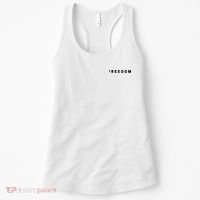 Freedom Charlie Kirk Patriotic Faith USA Christian Embroidered Embroidered Women's Tank Top thumb 0