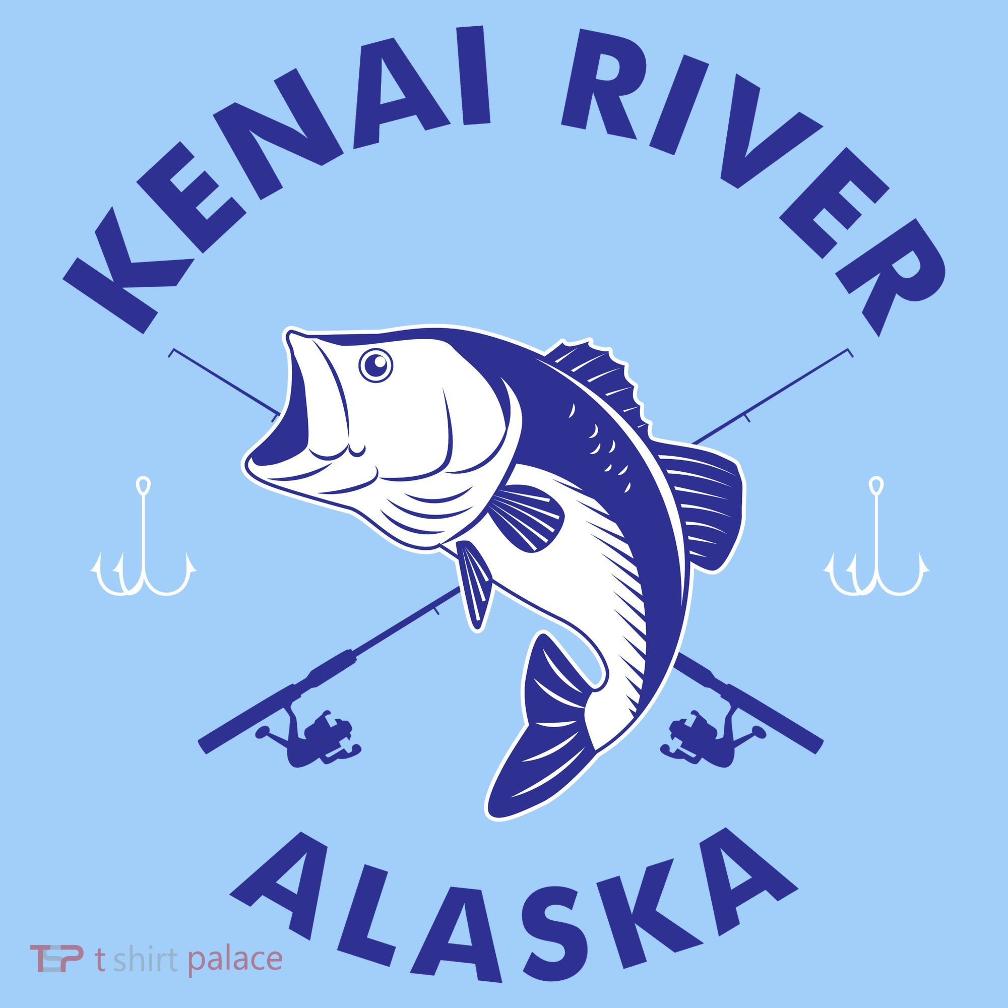 Fishing Club Kenai River Alaska Baby Bodysuit