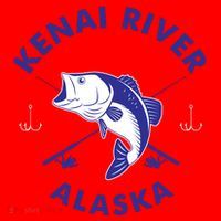 Fishing Club Kenai River Alaska Santa Hat thumb 1