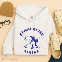 Fishing Club Kenai River Alaska Hoodie thumb 4
