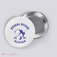 Fishing Club Kenai River Alaska Button thumb 0