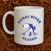 Fishing Club Kenai River Alaska Coffee Mug thumb 2