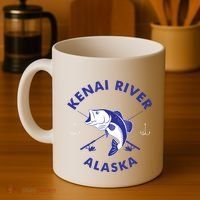 Fishing Club Kenai River Alaska Coffee Mug thumb 4