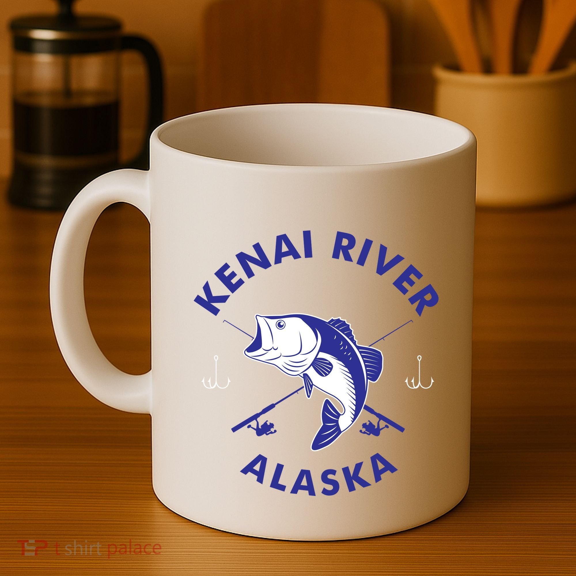 Fishing Club Kenai River Alaska Coffee Mug