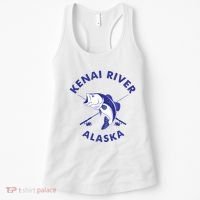 Fishing Club Kenai River Alaska Women's Tank Top thumb 0