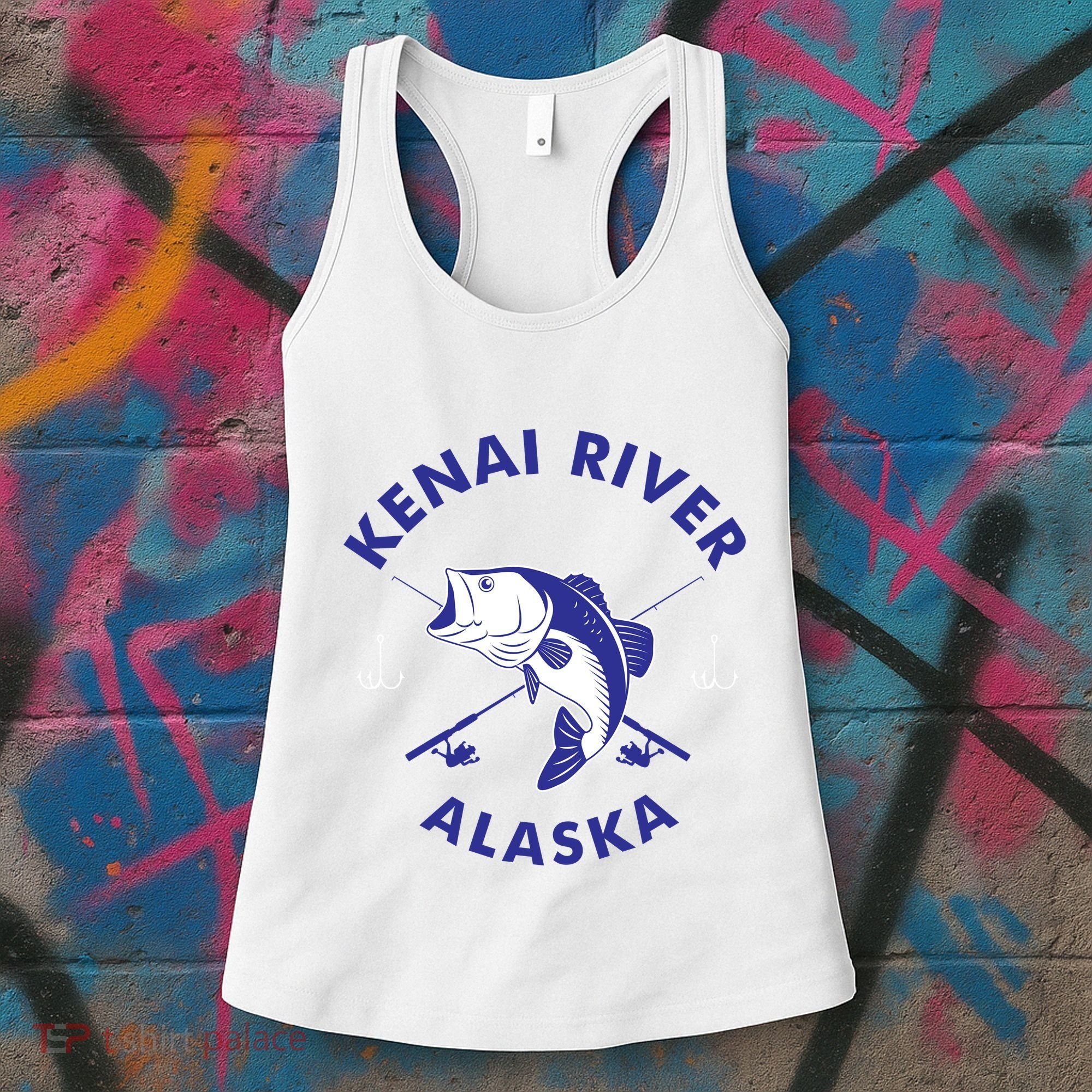 Fishing Club Kenai River Alaska Women's Tank Top