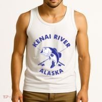 Fishing Club Kenai River Alaska Tank Top thumb 3