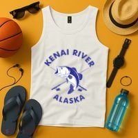 Fishing Club Kenai River Alaska Tank Top thumb 4
