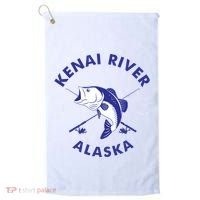 Fishing Club Kenai River Alaska Golf Towel thumb 0