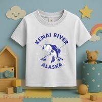 Fishing Club Kenai River Alaska Toddler T-Shirt thumb 3
