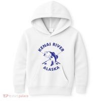 Fishing Club Kenai River Alaska Kids Hoodie thumb 0