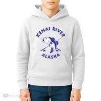 Fishing Club Kenai River Alaska Kids Hoodie thumb 4