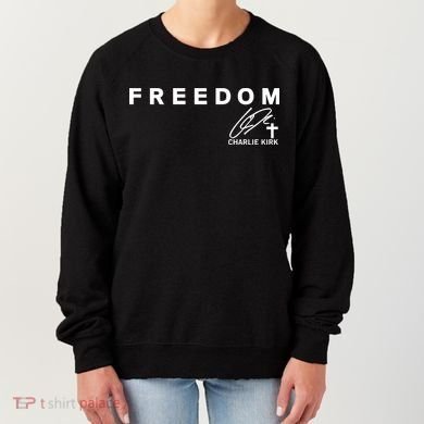 Freedom Charlie Kirk Its All About Jesus Back And Front Women's Sweatshirt