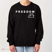 Freedom Charlie Kirk Its All About Jesus Back And Front Women's Sweatshirt thumb 0