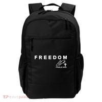 Freedom Charlie Kirk Its All About Jesus Back And Front Backpack thumb 0