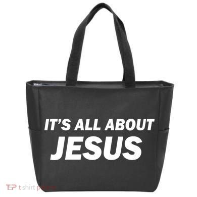 Freedom Charlie Kirk Its All About Jesus Back And Front Tote Bag back