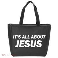 Freedom Charlie Kirk Its All About Jesus Back And Front Tote Bag thumb 1