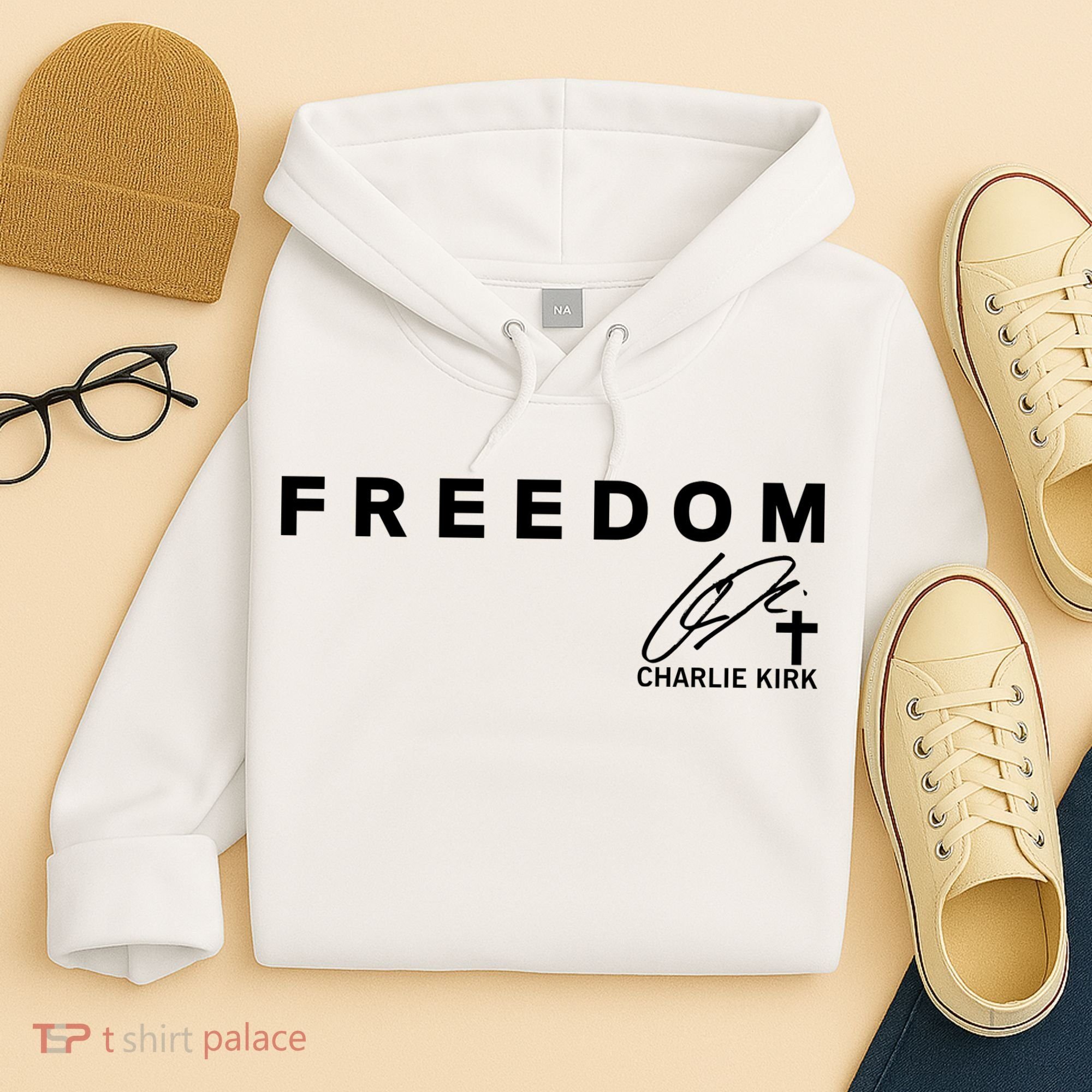 Freedom Charlie Kirk Its All About Jesus Back And Front Hoodie