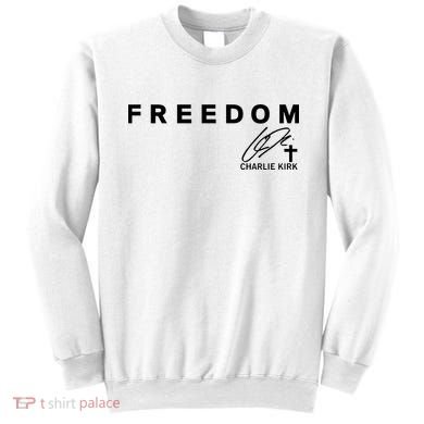Freedom Charlie Kirk Its All About Jesus Back And Front Sweatshirt