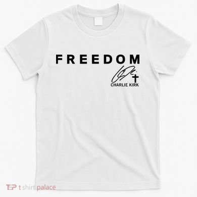 Freedom Charlie Kirk Its All About Jesus Back And Front T-Shirt