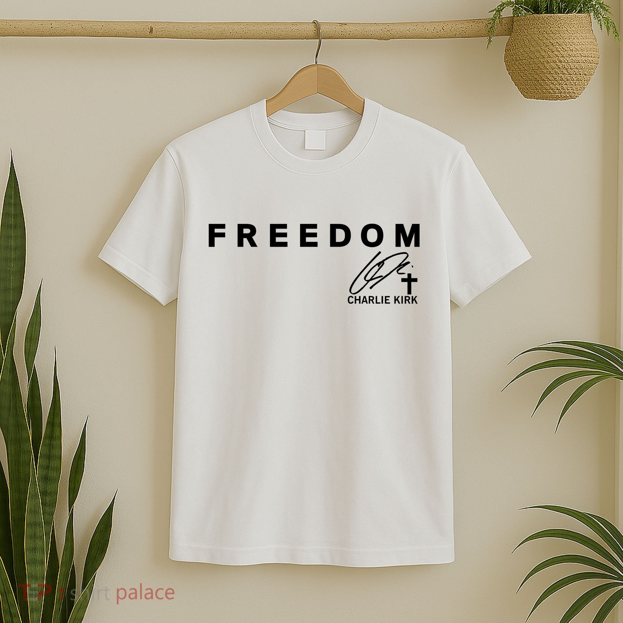 Freedom Charlie Kirk Its All About Jesus Back And Front T-Shirt