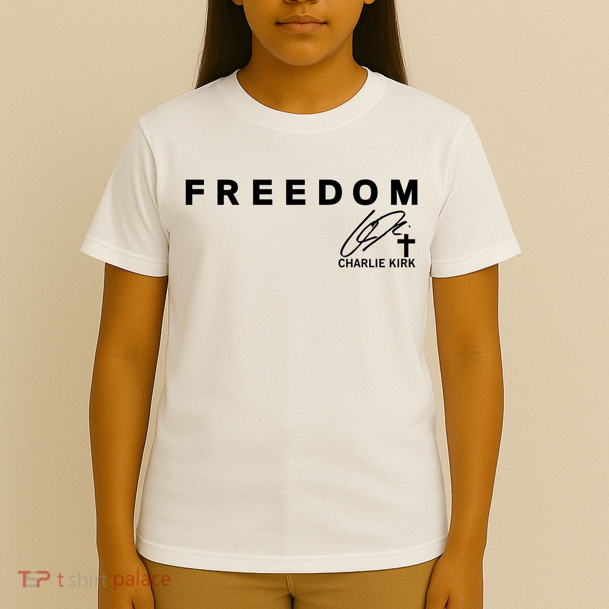 Freedom Charlie Kirk Its All About Jesus Back And Front T-Shirt