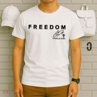 Freedom Charlie Kirk Its All About Jesus Back And Front T-Shirt thumb 6