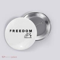 Freedom Charlie Kirk Its All About Jesus Back And Front Button thumb 0